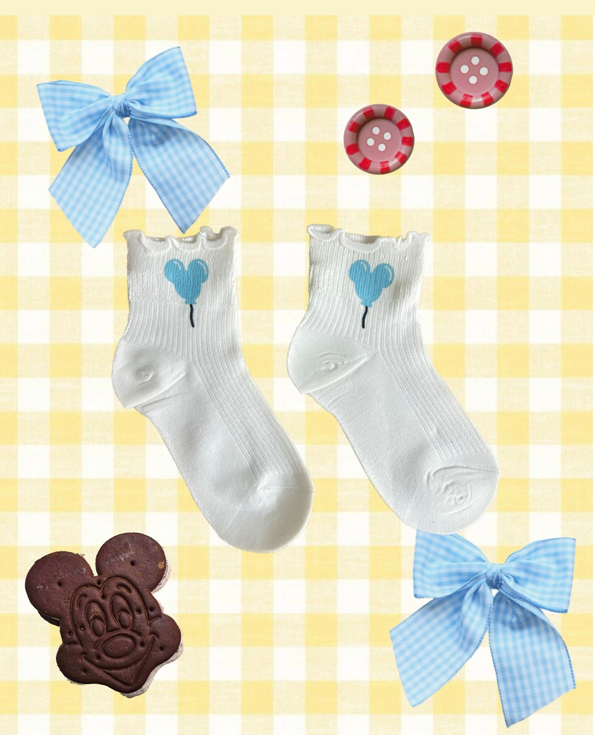 mouse balloon socks!!