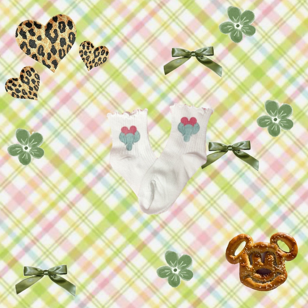 PRE-ORDER wild about you ruffle socks