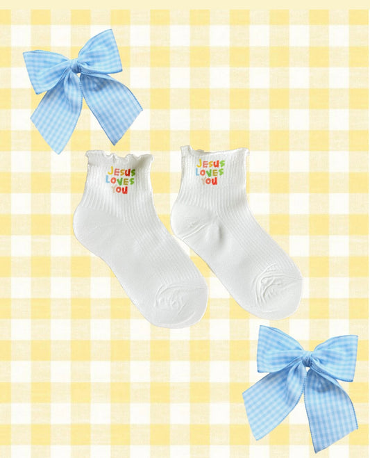 JESUS LOVES YOU SOCKS