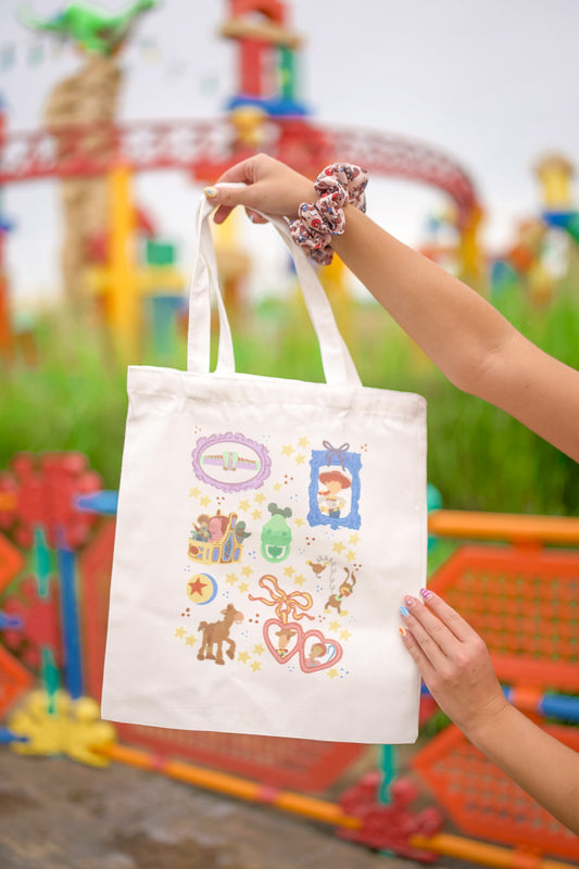 Toy Box Collage Tote