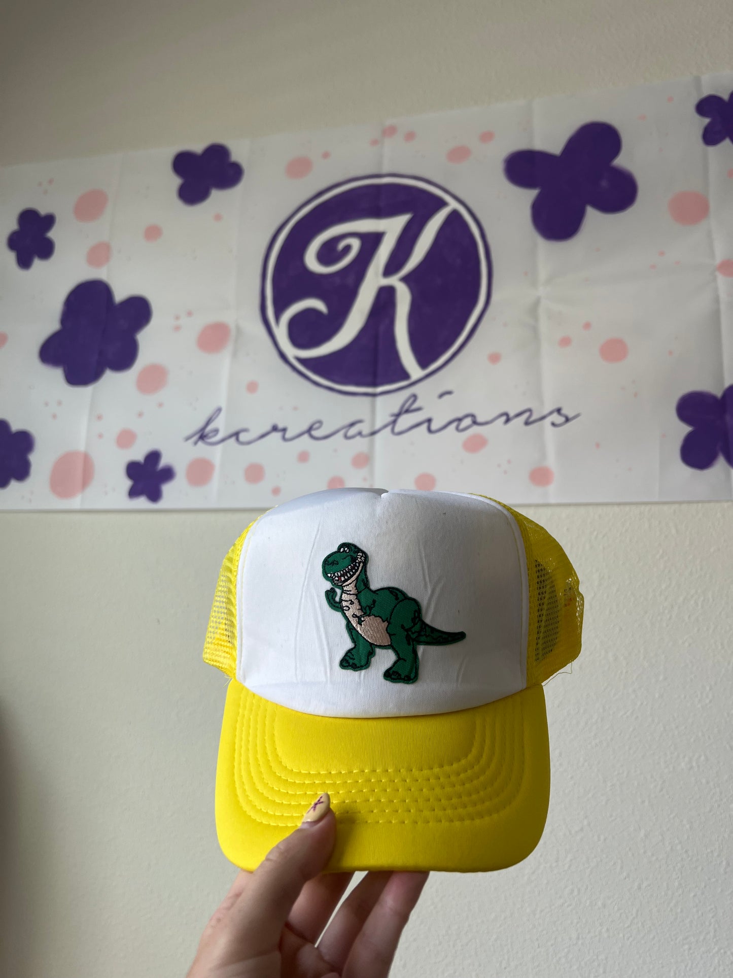 Happy Dino Patch Hat